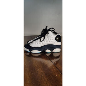 Air Jordan 13 Retro Shoes Youth Size 6Y White Navy Blue Sneakers DJ3003-144
